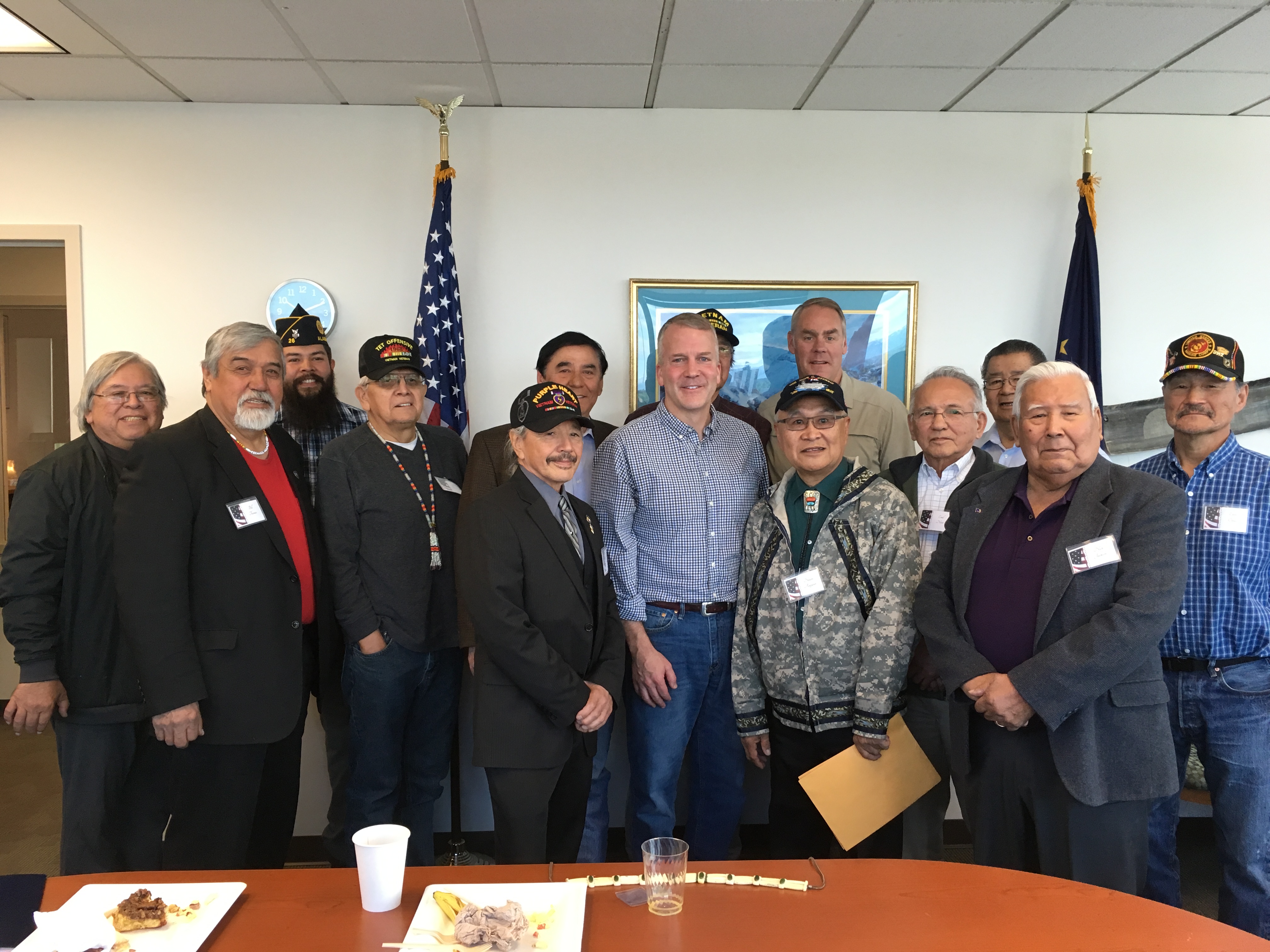 13. AK Native Veterans Meeting with Sec. Zinke